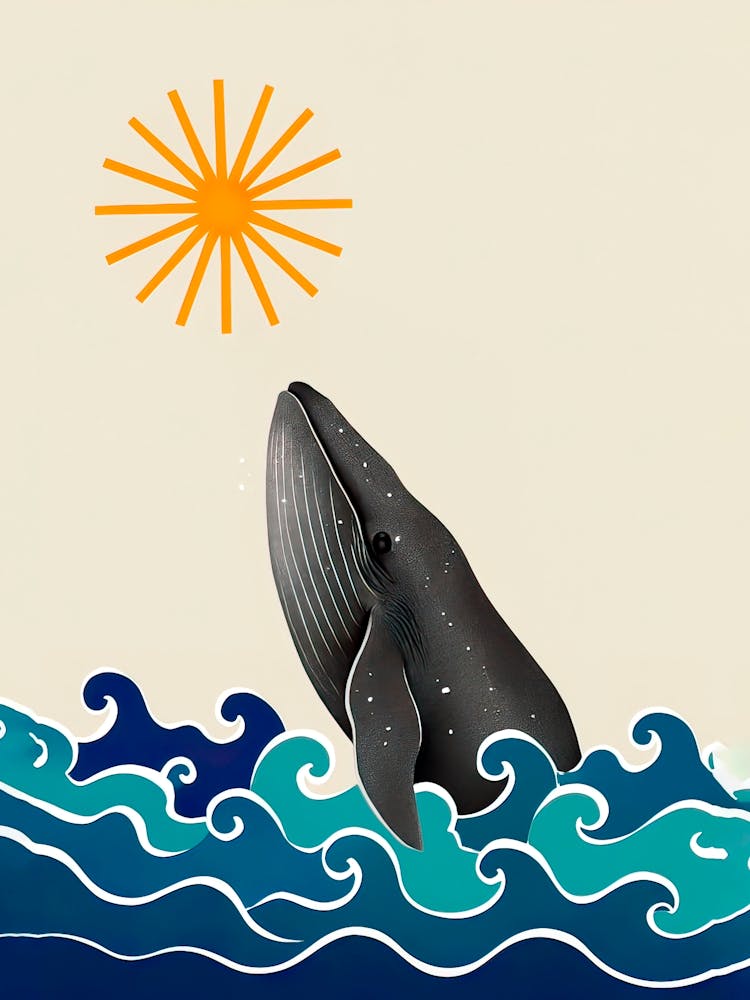 Whale In The Ocean