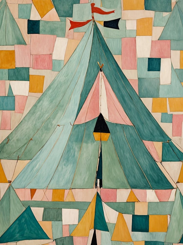 Abstract Whimsical Tents