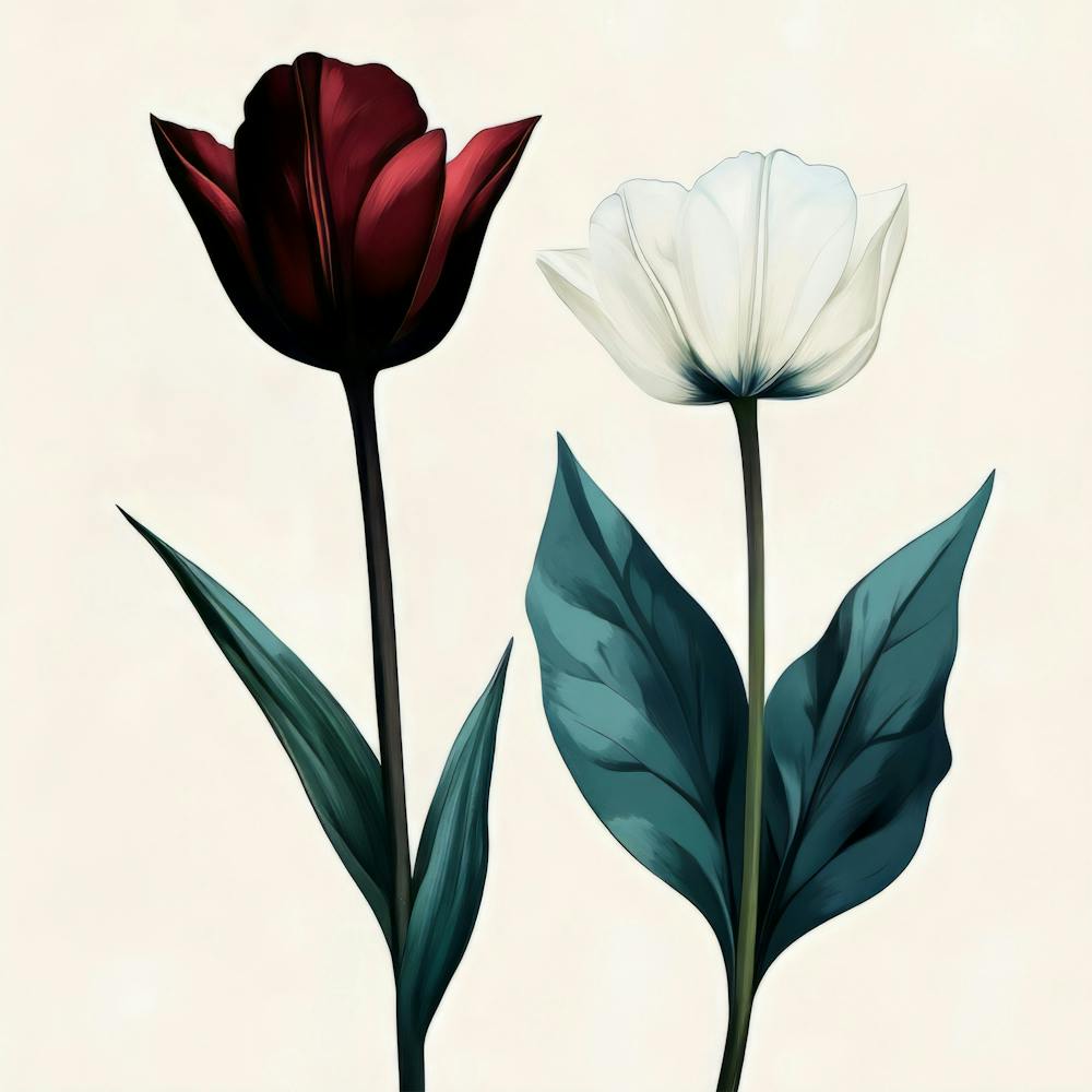 Two Tulips 1