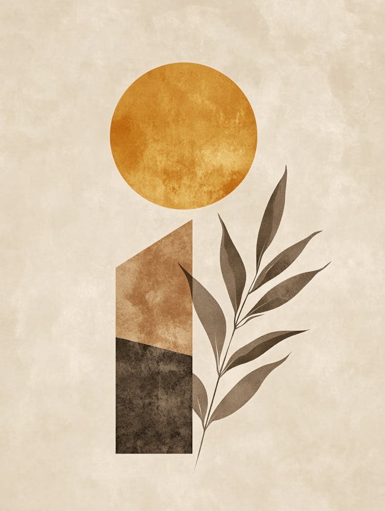 Sun And A Leaf