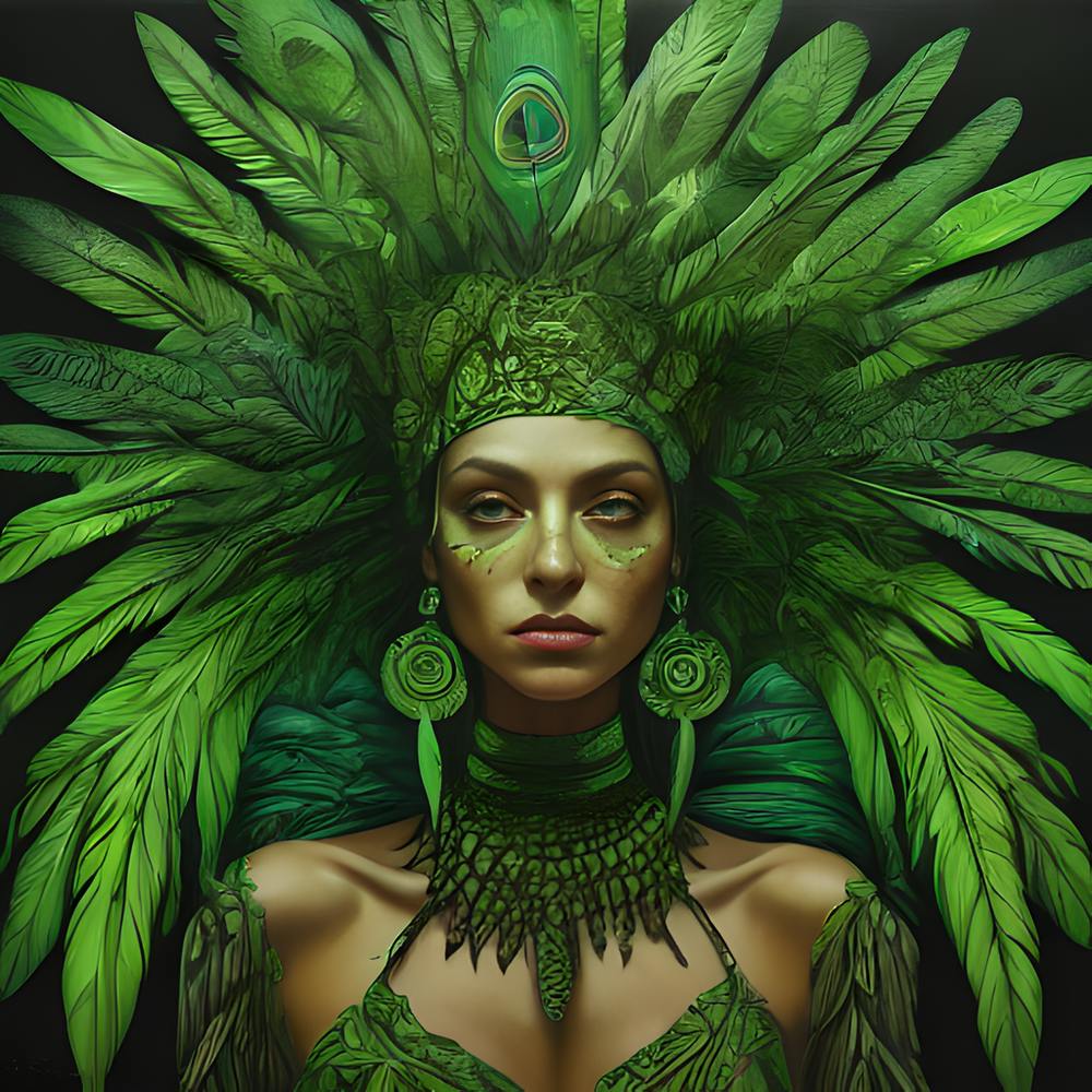 Vibrant Earth Loving Woman