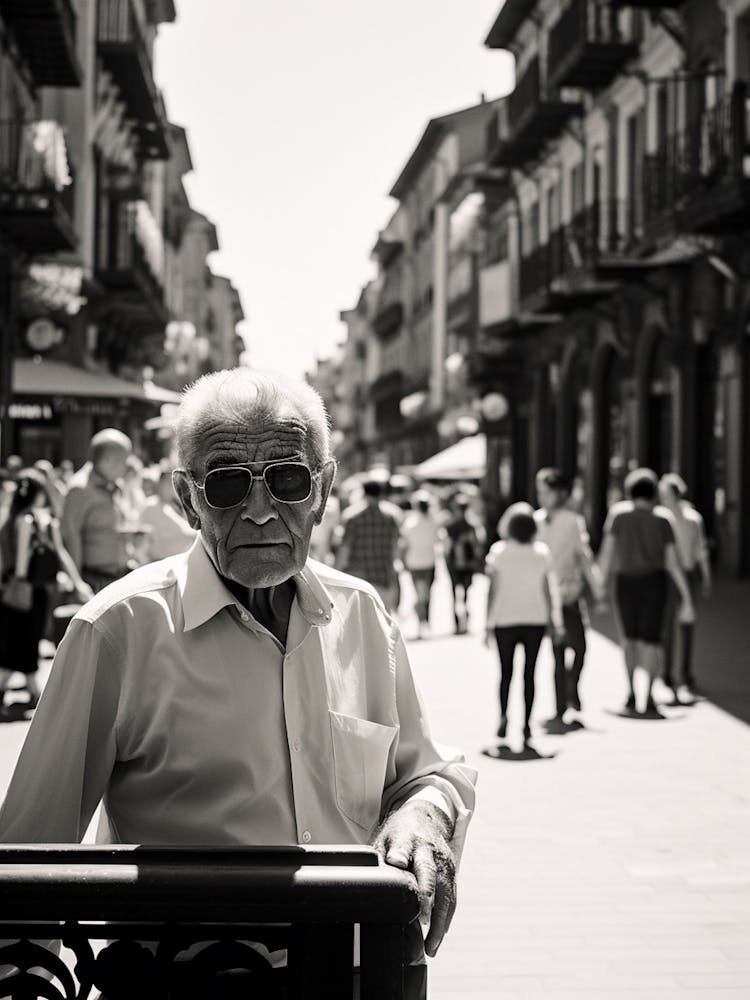 Pamplona, Spain, Black And White Analogue Photography 2