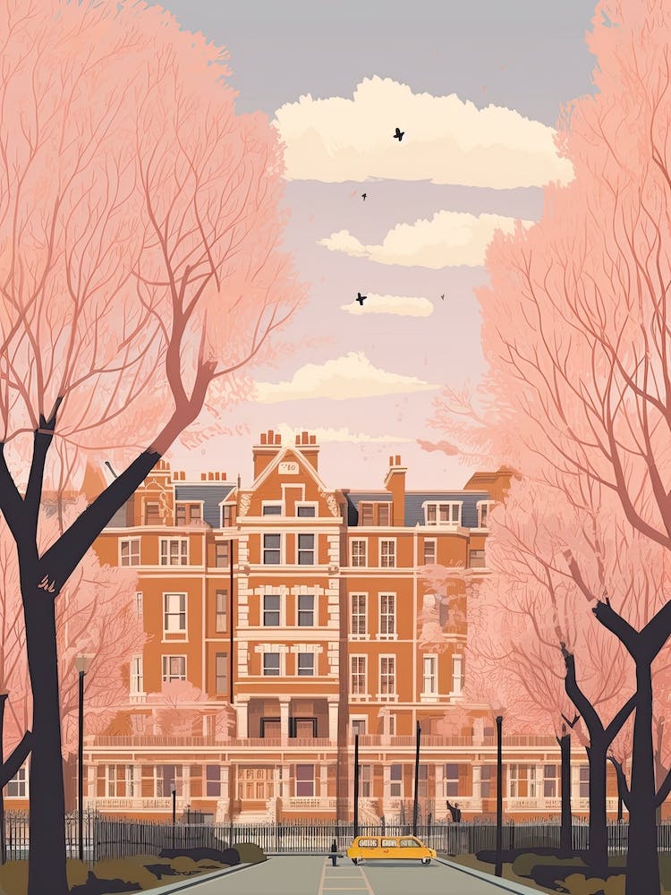 London England Travel Illustration 6