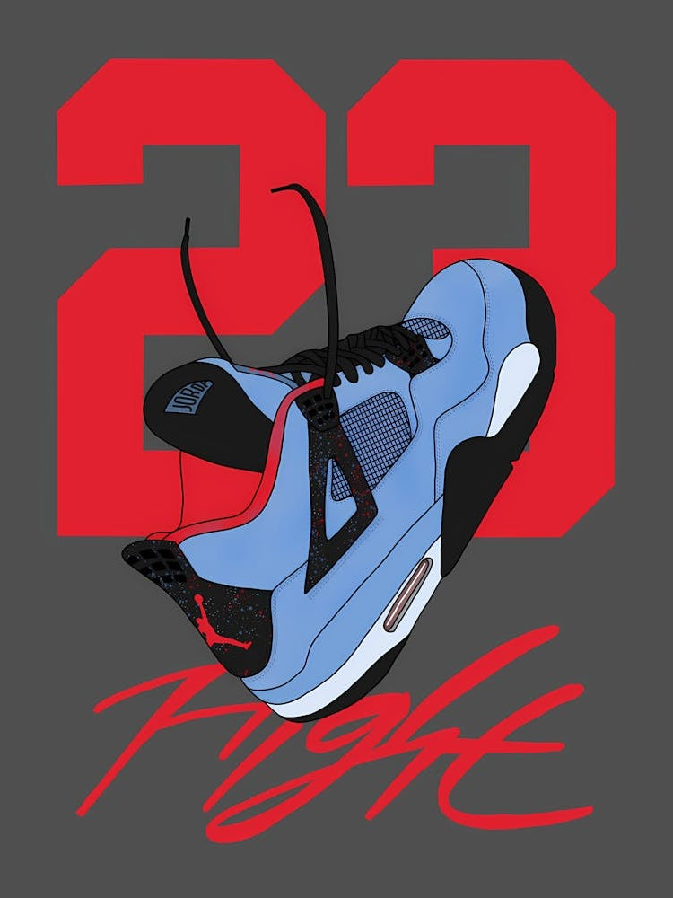 Jordan Iv Fight - Travis Scott x Air Jordan 4 Cactus Jack - Jordan 4 Retro University Blue