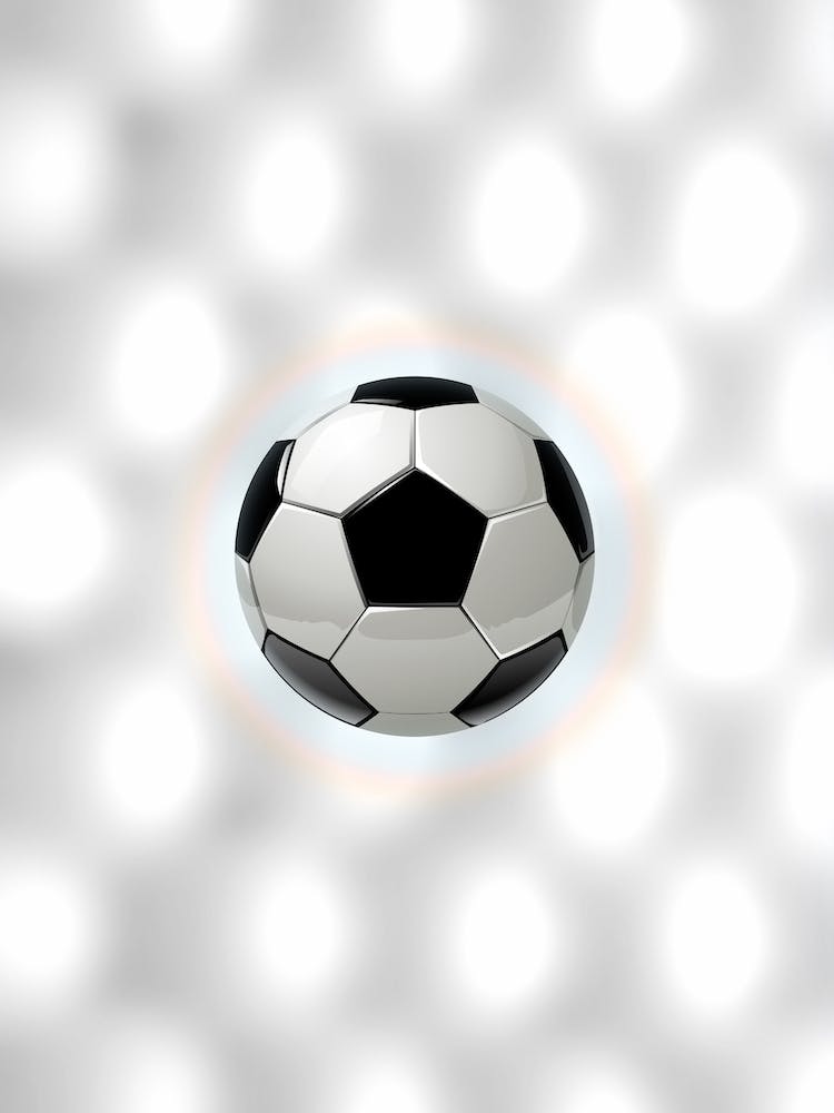 Rainbow Ball Football Theme