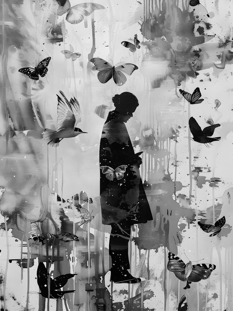 Black And White Painting 94