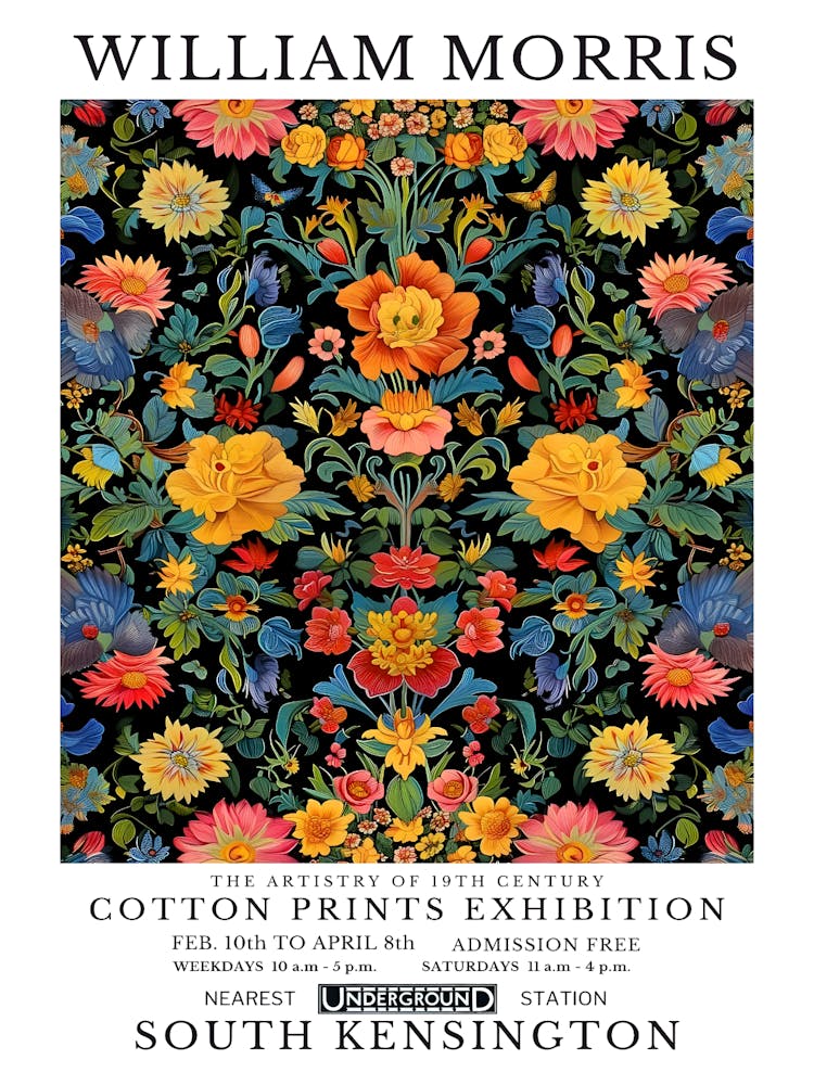 William Morris Cotton Prints Exhibition 99