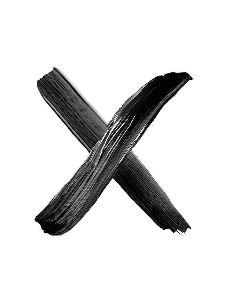 X In Black