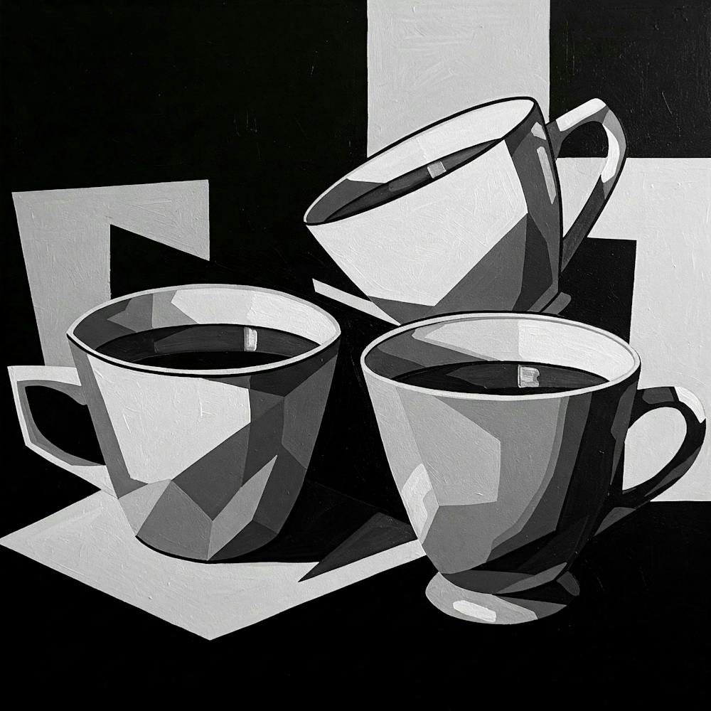 Three Coffee Cups