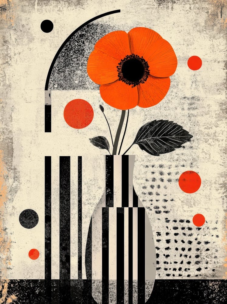 Poppies In A Vase 6