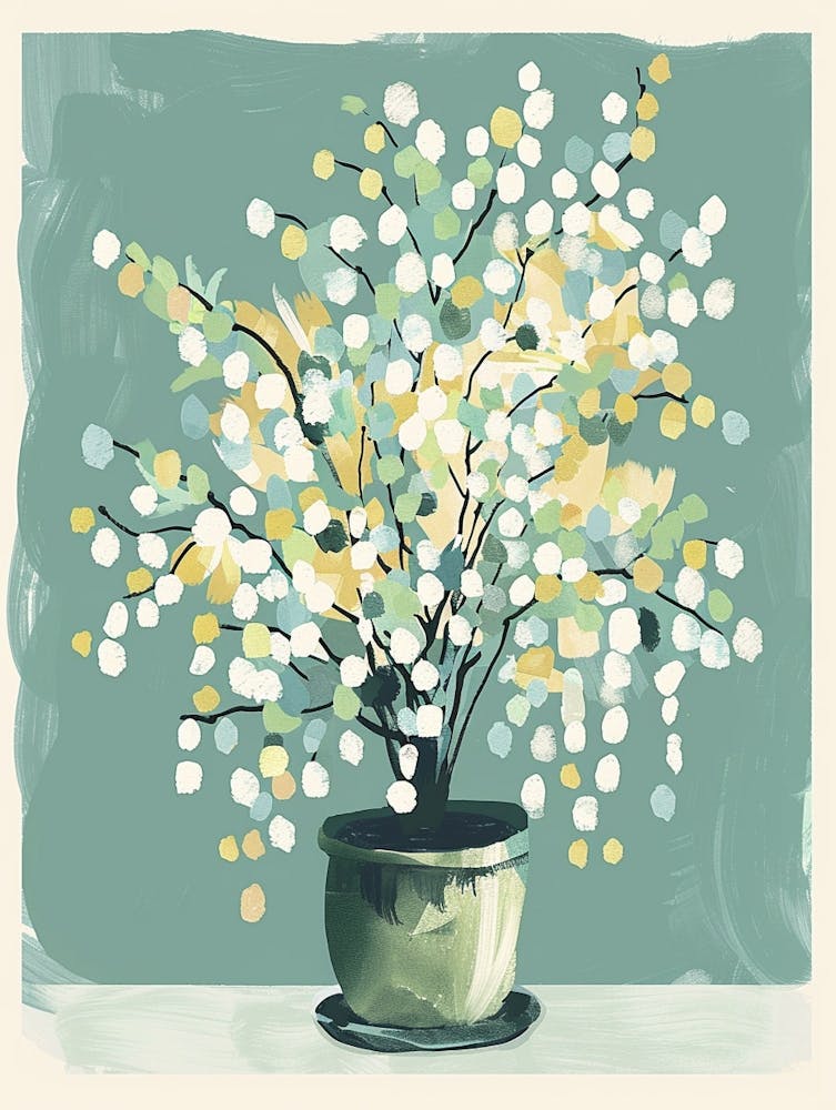 Willow Tree Flat Illustration 6