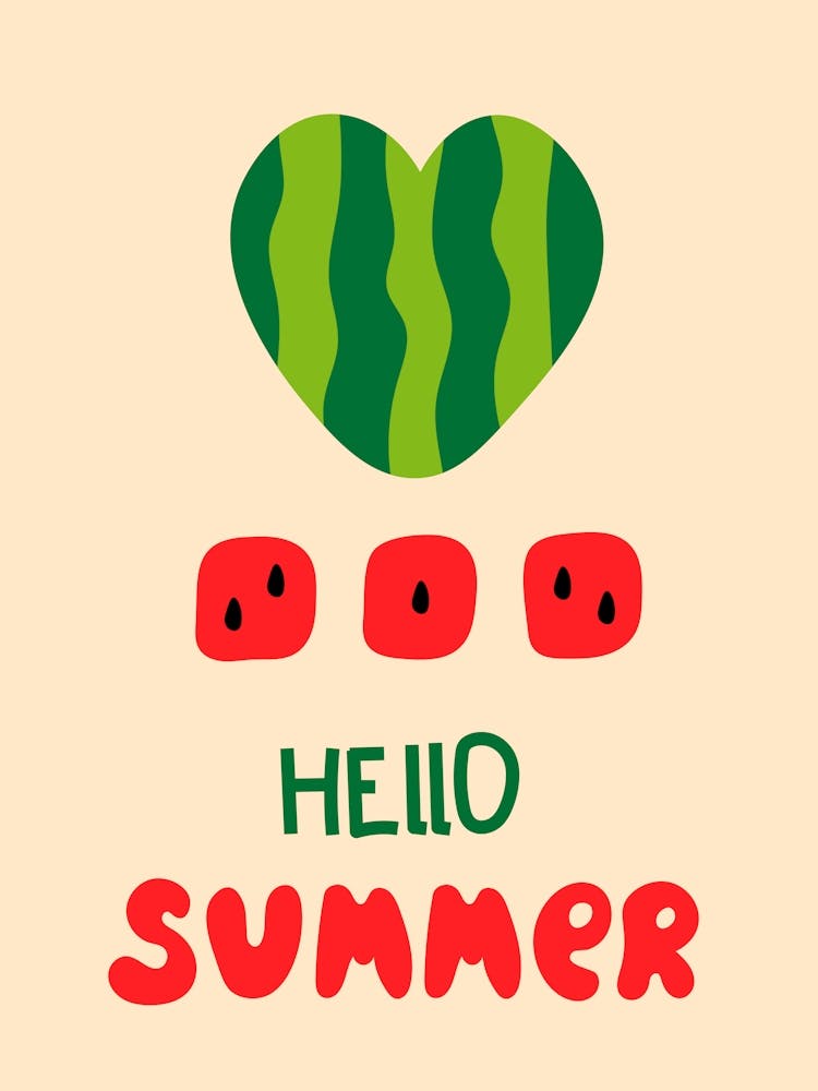 Kitchen Hello Summer Melon 1