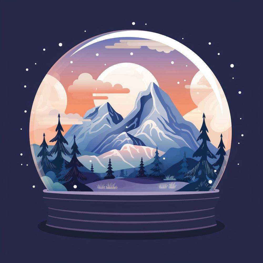Mountain Snowglobe 3