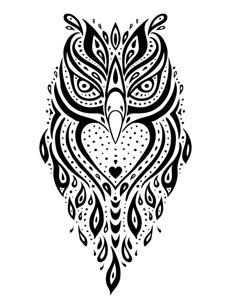 Owl Tattoo Design