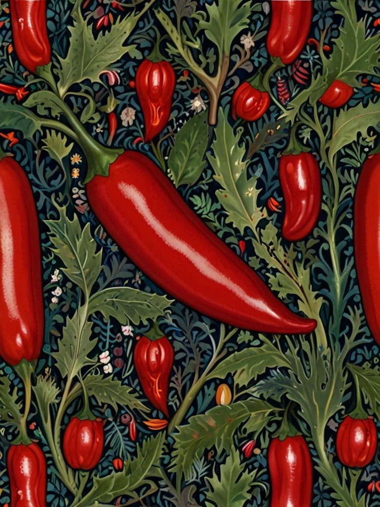 William Morris Red Peppers