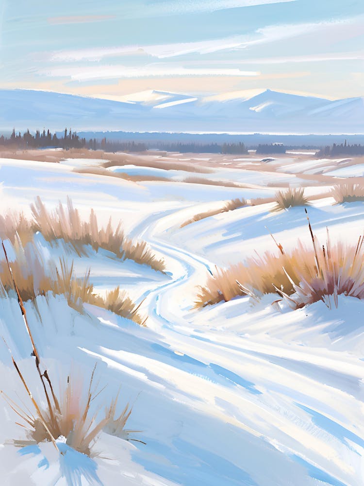Paysage Enneigé