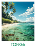 Affiche de voyage Tonga 1