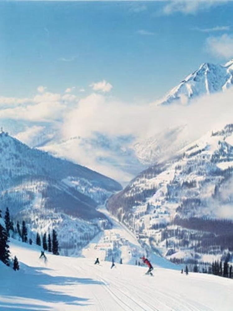 Revelstoke, Canada Vintage Skiing Poster