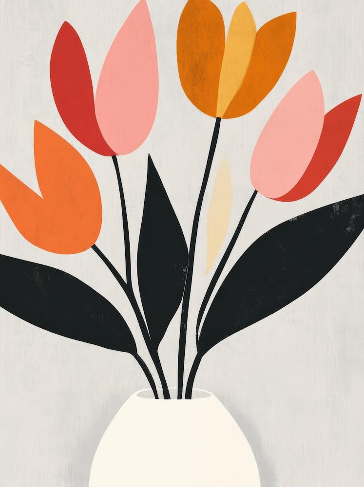 Tulpen in einer Vase 88