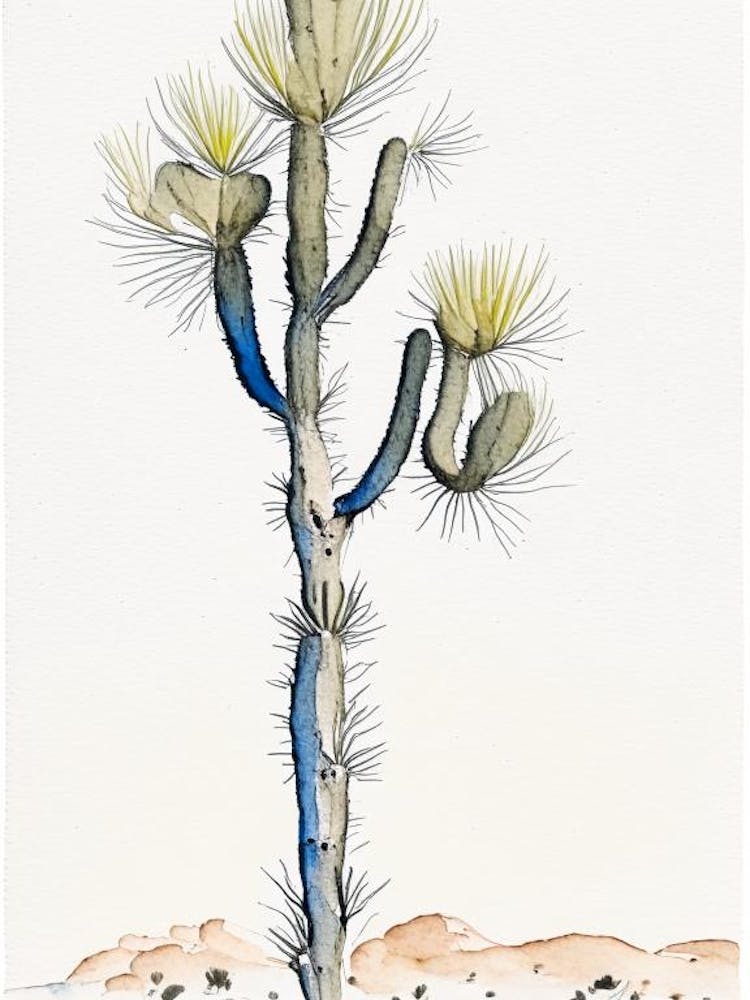 Herbert S Joshua Tree Minimilist Watercolour  (1)