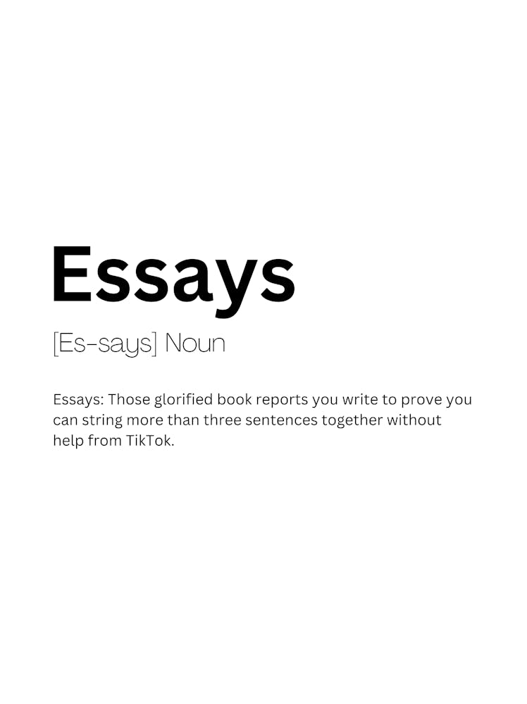 Essays Definition Meaning