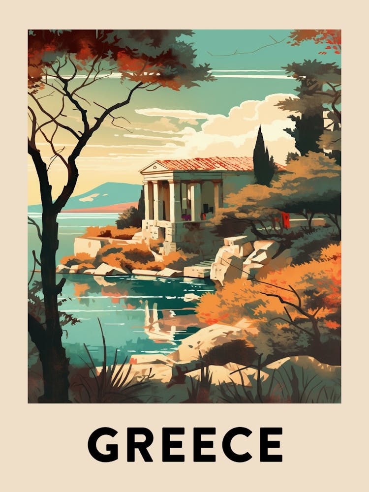 Vintage-Reiseposter Griechenland 7