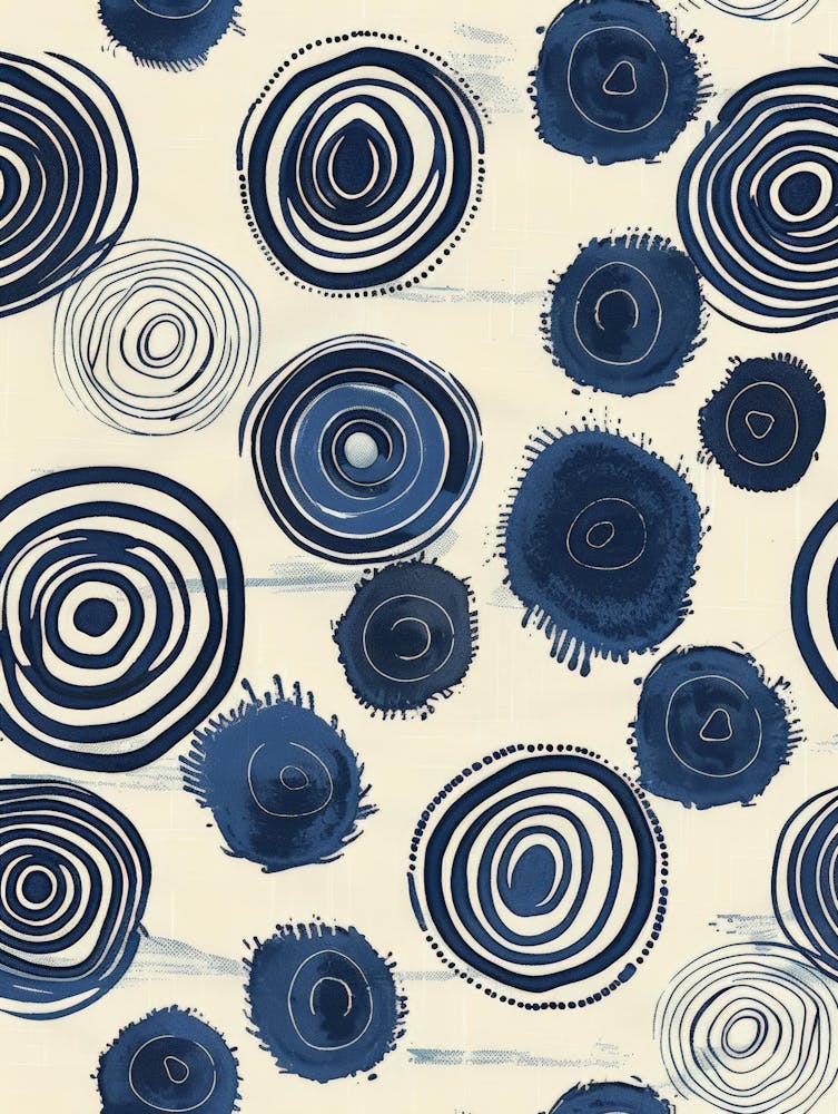 Blue Circles 21