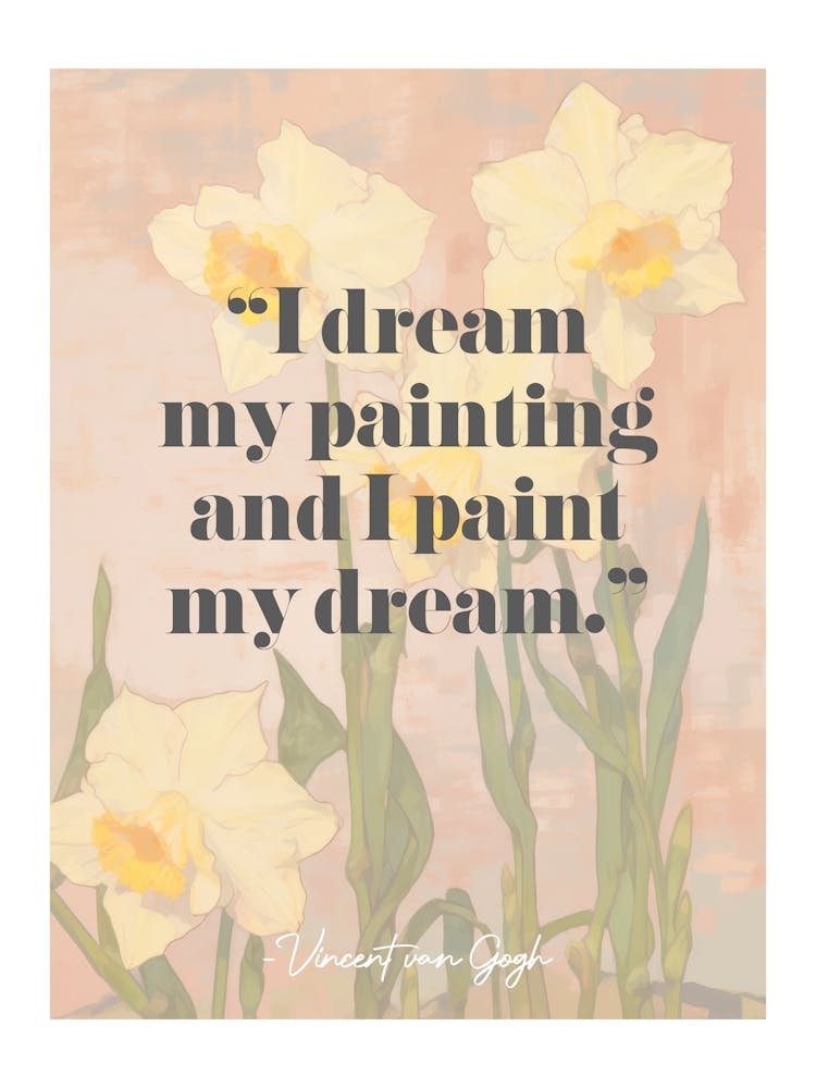 Artist Quote Van Gogh