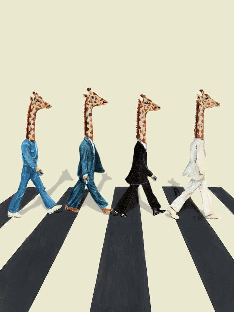 Beatles Giraffes Abbey Road