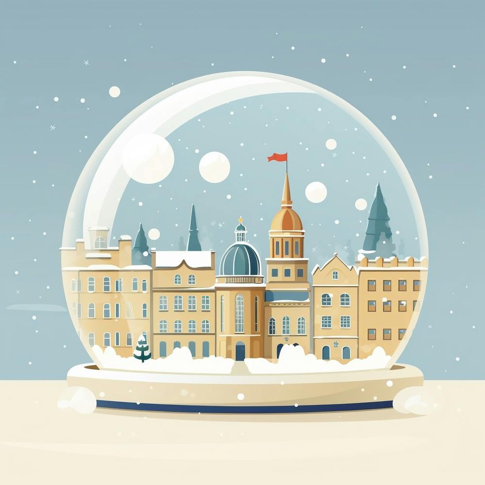 Bath United Kingdom Snowglobe