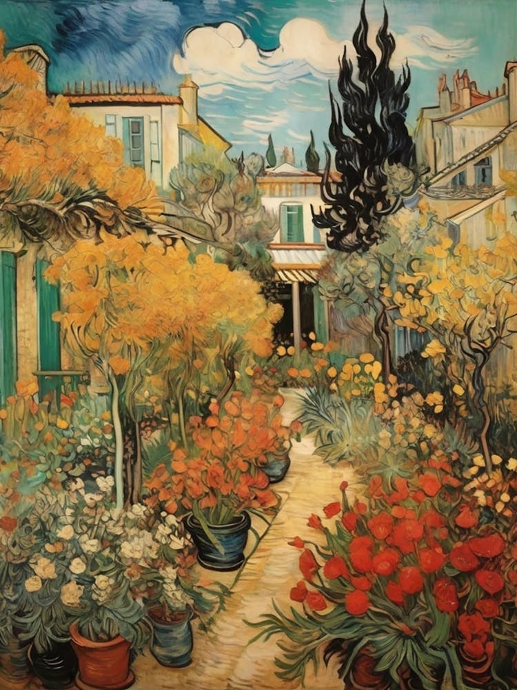 'Garden Of Flowers' art print