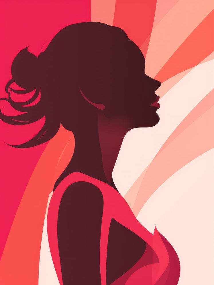 Silhouette Of A Woman 16