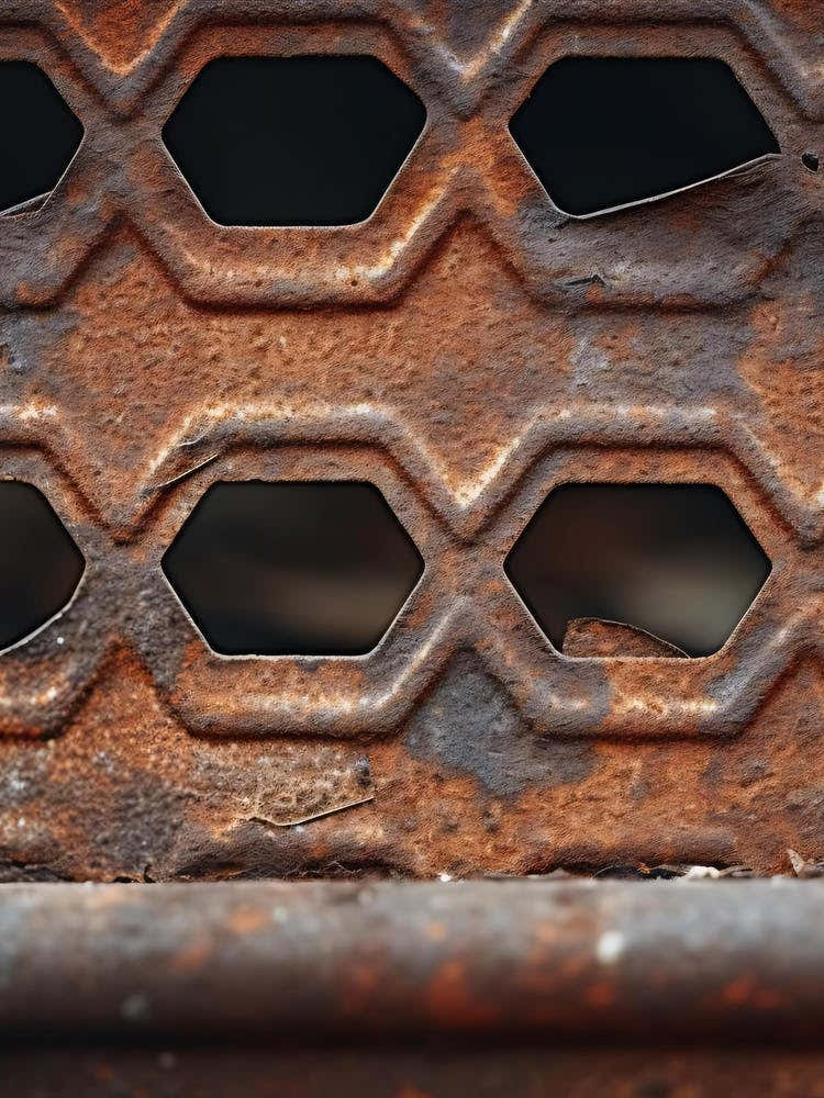 Rusty Metal Grill