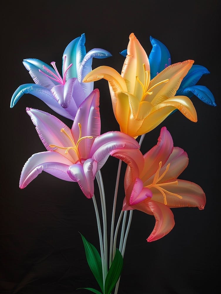 Bright Inflatable Flowers Lily 2