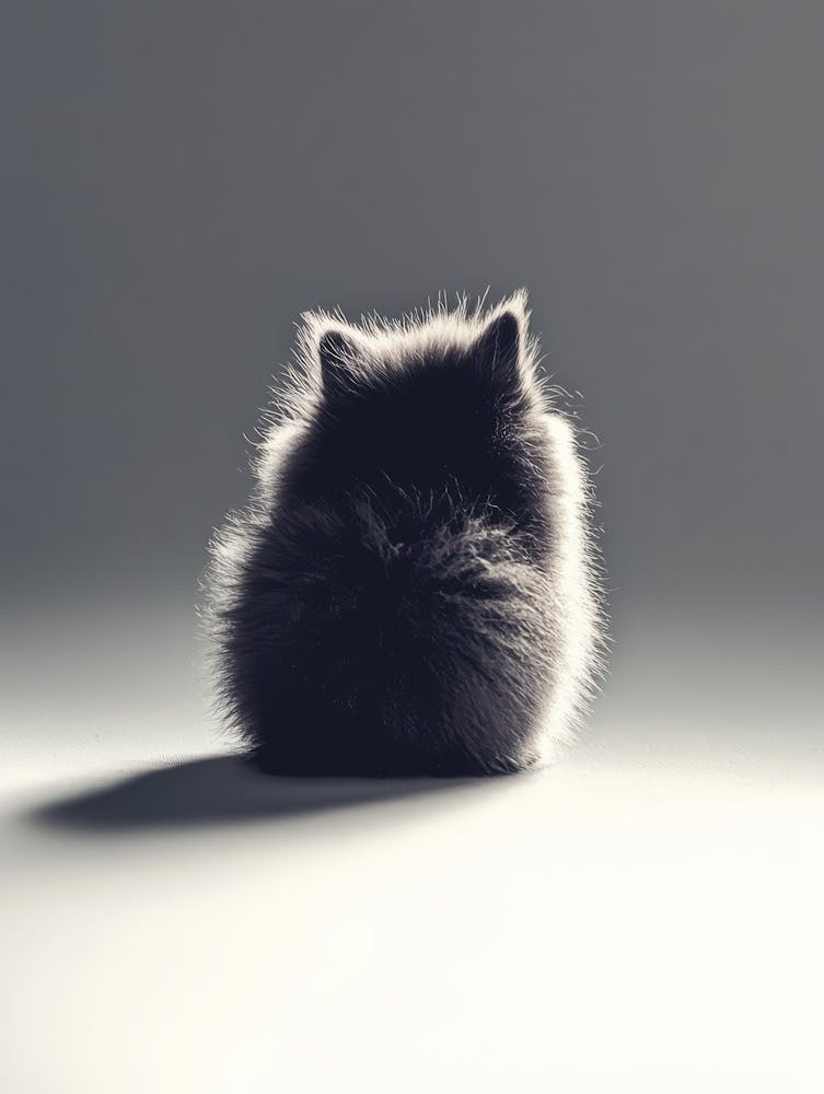 Black Cat. Generated AI.