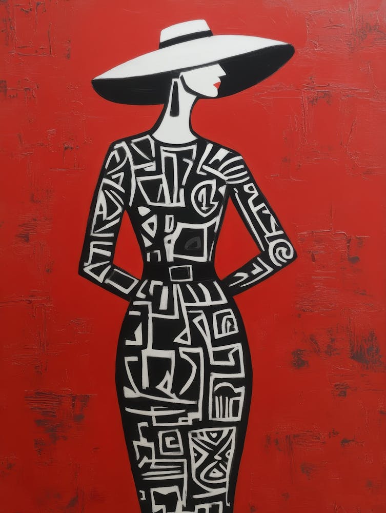Woman In A Hat 120