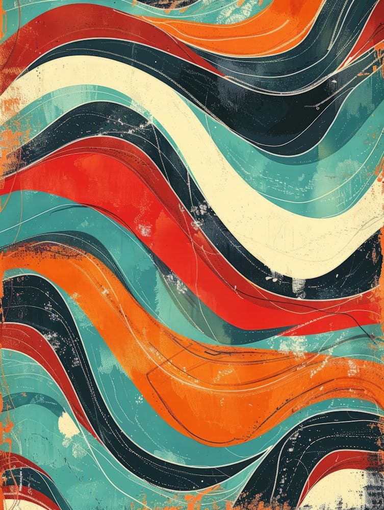 Abstract Wave Canvas Print 3