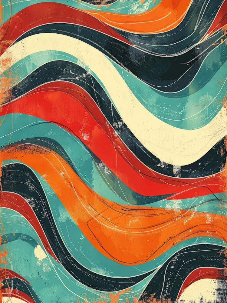 Abstract Wave Canvas Print 3