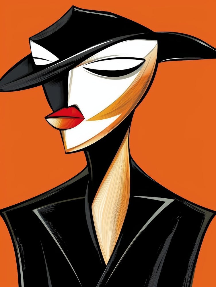Woman In A Hat 94
