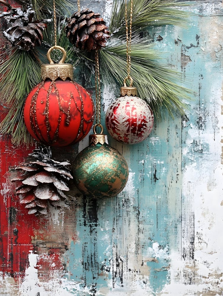 Intage Christmas Mixed Media 8