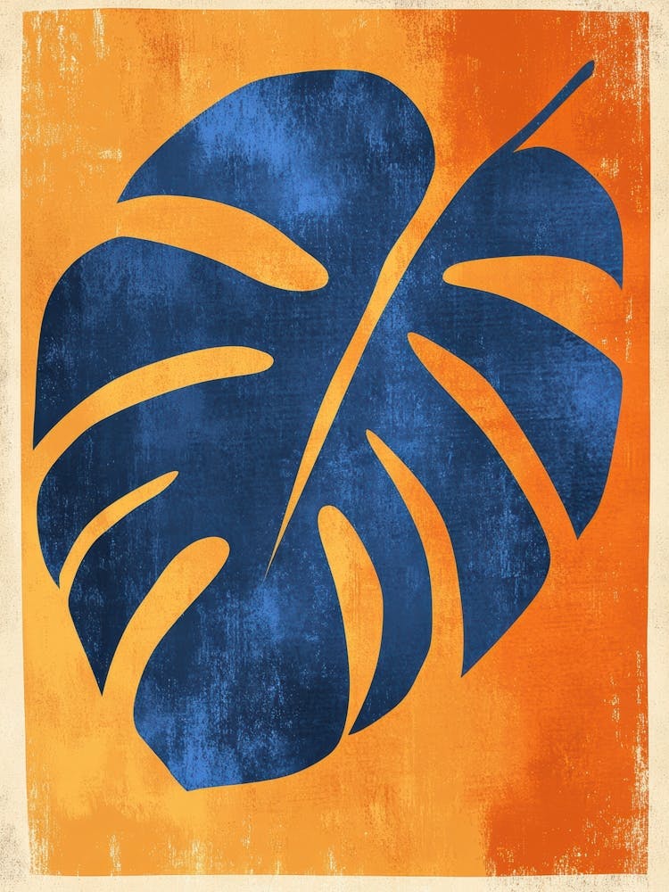 Monstera Leaf Canvas Print