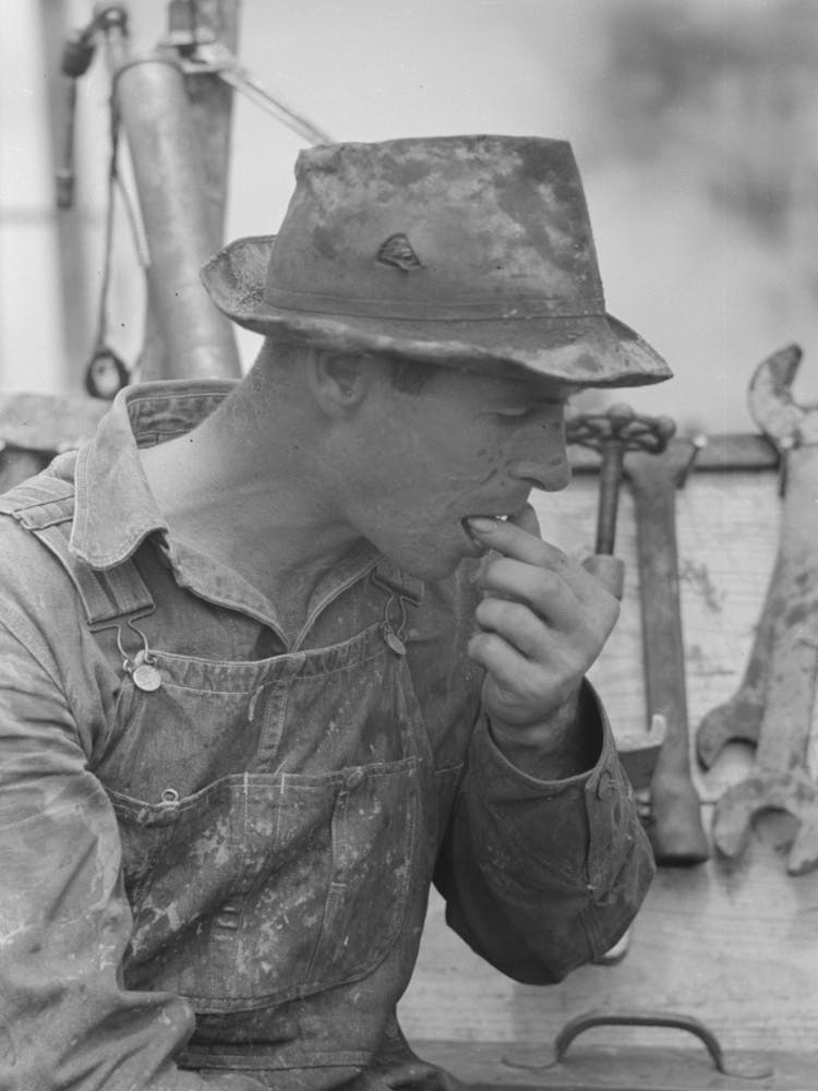 Oil Field Roughneck, Kilgore, Texas By Russell Lee