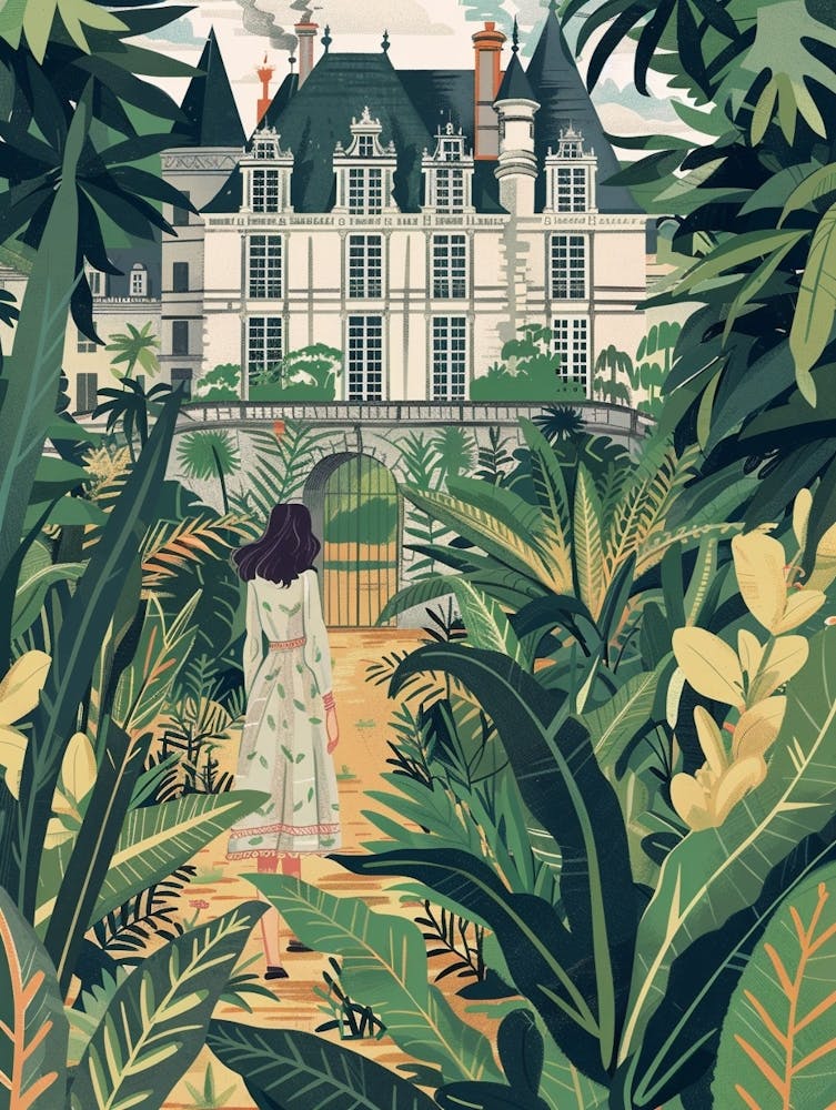 In The Garden Château De Chenonceau Gardens France 4