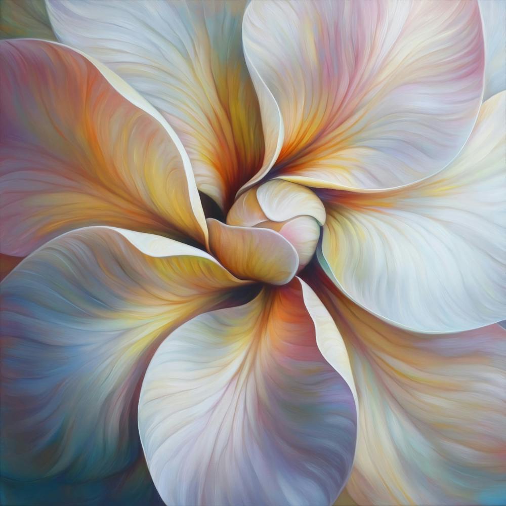 Floral Art 0011 11 Poster Nov Frangipani 0028 Bp6586 A Close Up Of The Center Inside An Most Beautiful Fran 1b058e24 C4b