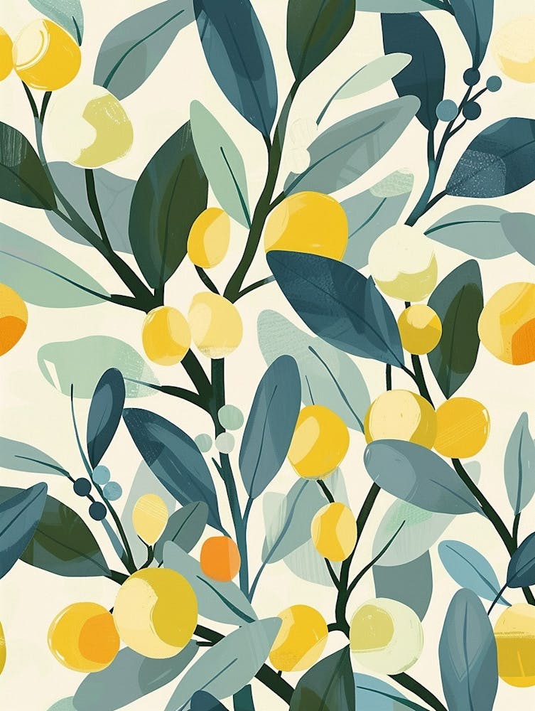 Apple Tree Flat Illustration 6