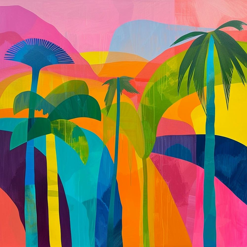 Abstract Travel Collection Manuel Antonio Costa Rica 2