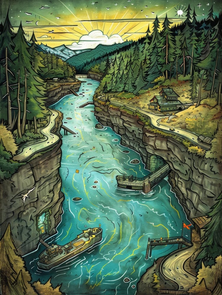 River In The Woods 1
