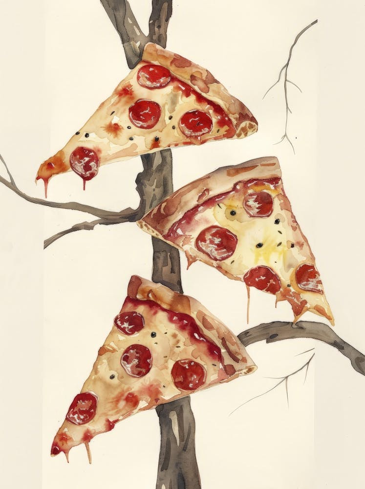 Pizza On A Tree
