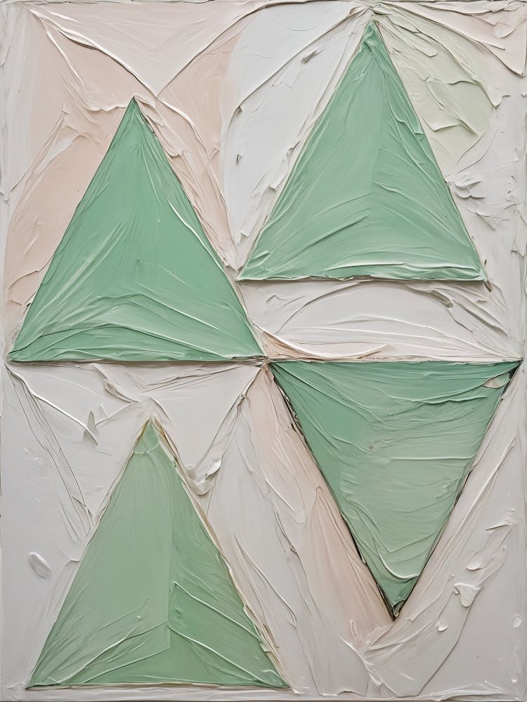 Mint Green Triangles no1