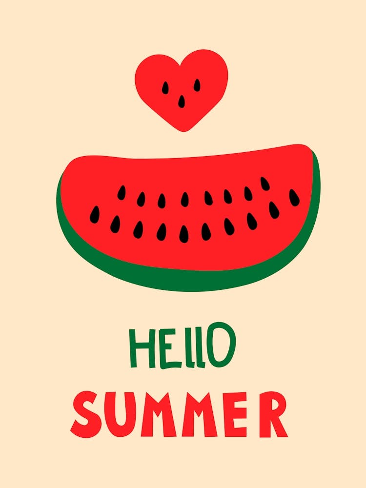 Kitchen Hello Summer Melon